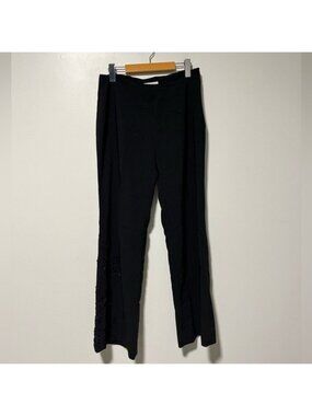Smart Set Women’s Black Beaded Straight Pants – Size 9